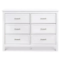 Million Dollar Baby - DaVinci Baby Charlie 6-Drawer Double Dresser in White Image 1