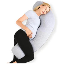 Momcozy - J-Shaped Maternity Body Pillow Image 1