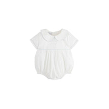 Mud Pie - Baby Boy Ivory Poplin Bubble Image 1