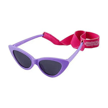 Mud Pie Baby Cat Eye Girl Sunglasses with Strap Image 1