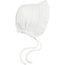 Mud Pie - Children's Ivory Smocked Bonnet Image 1