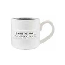 Mud Pie Losing Mind Mom Sentiment Mug Image 1
