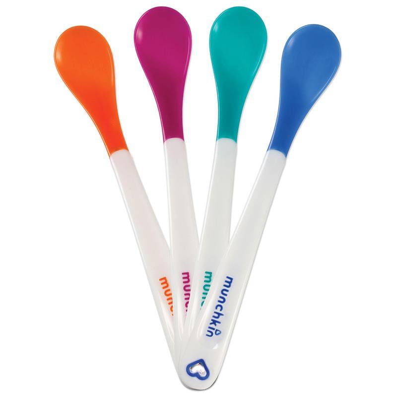 Munchkin - Raise 3Pk Toddler Spoons, Blue 