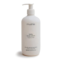 Mushie - Baby Organic Body Lotion, 13.53 fl Oz (Fragrance Free) Image 1