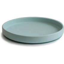 Mushie - Classic Silicone Suction Plate, BPA-Free Non-Slip Design, Cambridge Blue Image 2