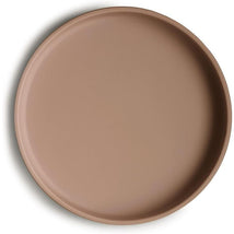Mushie - Classic Silicone Suction Plate, BPA-Free Non-Slip Design, Natural Image 1