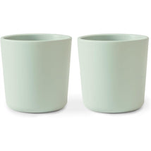 Mushie Silicone Dinnerware Cup Set 2 Pack - Sage Image 1
