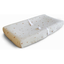 Mushie Extra Soft Muslin Changing Pad Cover Image 1