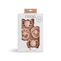 Mushie - Frigg Baby's First Pacifier? Set, Floral Heart 4-Pack, BPA-Free, 0 to 6 Months, Blush Image 1