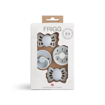 Mushie - Frigg Baby's First Pacifier Set, Moonlight Sailing 4-Pack, BPA-Free, 0 to 6 Months, Powder Blue Image 1