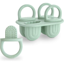 Mushie Silicone Toddler Ice Pop Tray - Cambridge Blue Image 1