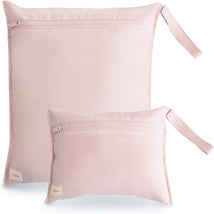 Mushie Water-Resistant Wet Bag 2 Pack - Blush Image 1