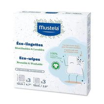 Mustela - 6Ct Reusable & Washable Baby Eco-Wipes Image 1