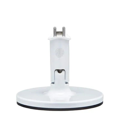 Nanit Flex Multi-Stand for baby monitor, featuring a round base and an adjustable, white support arm.
