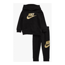 Nike Baby Hoodie and Jogger Pants Set, Black Image 1