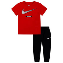 Nike Baby - Swoosh GFX Short Sleeve Pants Set Image 1