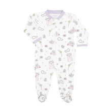 Noomie - Baby Girl Zipper Footie Princess Image 1