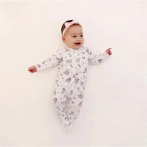 Noomie - Ballerina With Ruffles Zipper Footie Image 1