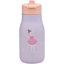 Nouka 10 oz Insulated Stainless Steel Kids Water Bottle, Fleur the Ballerina Image 1