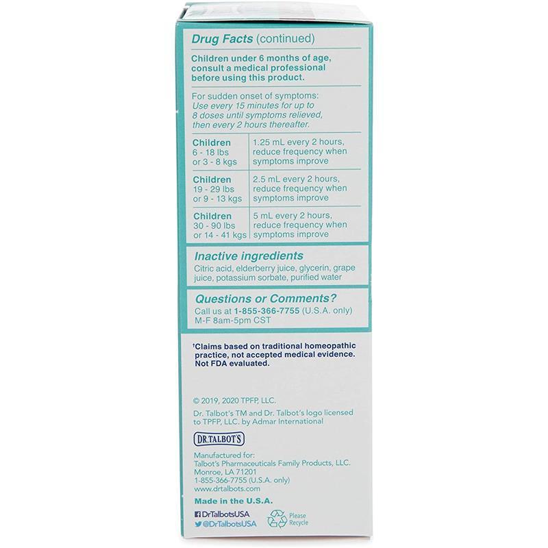 Nuby - 4 Oz Homeopathic Dr Talbots Cough Relief Image 7