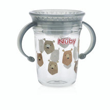 Nuby No Spill Tritan Ice Bear/Dinosaur Printed Wonder Cup, 1PK Image 2