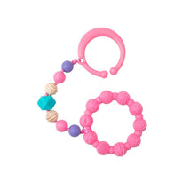 Nuby - Tag A Long Teether Pink Image 1