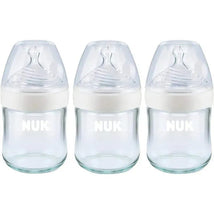 NUK - 3Pk Simply Natural Glass Baby Bottles, 4 Oz Image 1