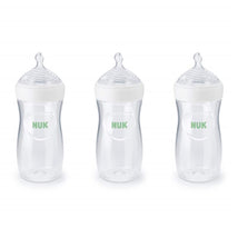Nuk - 9 Oz 3Pk Simply Natural Baby Bottle with SafeTemp Image 1