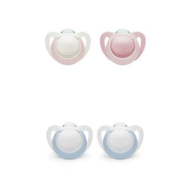 NUK® Newborn Boy OR Girl (Blue or Pink - ASSORTED COLORS) Orthodontic Pacifiers,0-2 M. Image 1