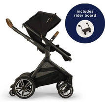 Nuna - DEMI Next Stroller with Rider Board, Caviar Image 1