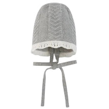 Paz Rodriguez - Baby Knit Newborn Bonnet, Grey Pearl
