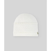 Paz Rodriguez - Baby Knit Newborn Hat Paz Oi, Cream Image 1