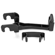 Duo adapter for Peg-Perego City Loop stroller, featuring two black plastic components designed to securely attach accessories.
