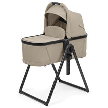 Peg Perego - Ypsi Bassinet w/Stand by Me New 2025 - Vanilla Blend (Black & Beige) Image 1