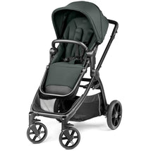 Peg Ypsi Single-to-Double Stroller, Metal (Sage Green)