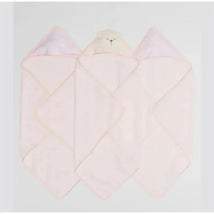 Piccolo Bambino - 3Pk Hooded Towel Pink Image 1