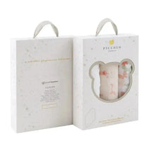 Piccolo Bambino - 3Pk Muslin Burp Cloth In Gift Box Pink Image 1