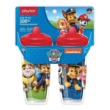 Playtex - Sipsters Stage 3 Paw Patrol Spill-Proof, Leak-Proof, Break-Proof Spout Cup for Boys, 9 Ounce, Pack of 2, Red Image 1