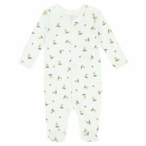 Polo Ralph Lauren Baby - Boys Printed Cotton Coverall, White/Blue Image 1