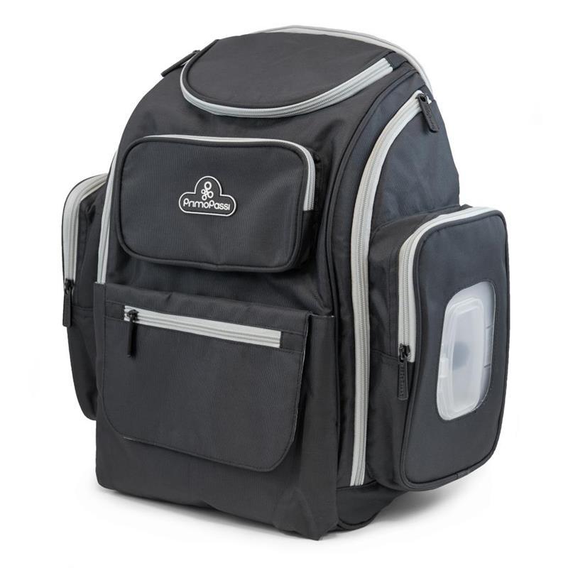 All-Over Logo multi-pocket backpack