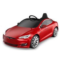 Radio Flyer - Tesla Model S for Kids, Red Metallic Image 1