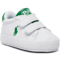 Ralph Lauren Baby - Boy Heritage Court Ii Ez White Smooth Green Image 1