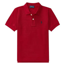 Ralph Lauren Baby - Cotton Mesh Polo Shirt New Red Image 1