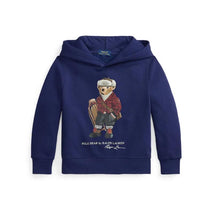 Ralph Lauren Baby - Long-Sleeve Cotton Fleece Novelty Bear Graphic Hoodie Navy Image 1