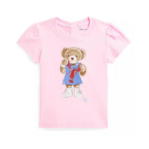 Ralph Lauren Baby - Short-Sleeve Cotton Jersey Novelty Bear Graphic T-Shirt Image 1