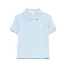 Ralph Lauren Baby Short Sleeve Solid Mesh Office Blue Image 1