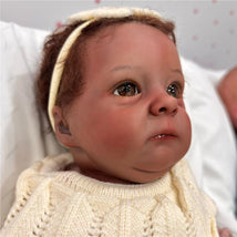 Reborn Baby Doll - African American Vinyl, Gael Image 1