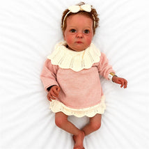 Reborn Baby Doll - African American Vinyl, Gael Image 1
