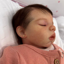 Reborn Baby Doll - White Vinyl, Megan Sleeping Image 1