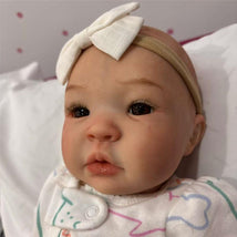 Reborn Baby Doll - White Vinyl Mya Image 1